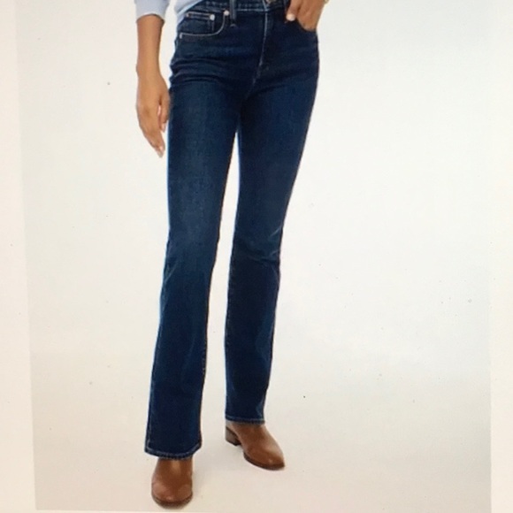 J Crew Boot Cut Jeans Dark Wash - Picture 2 of 8